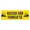 Signmission Watch For Forklifts 18in Non-Slip Floor Marker, 16" x 16", FD-R-16-99821 FD-R-16-99821 - alternate 1
